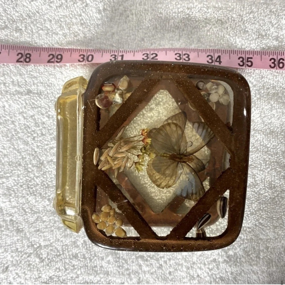 Vintage  Lucite Butterfly Napkin Holder Letter Holder - Picture 12 of 13